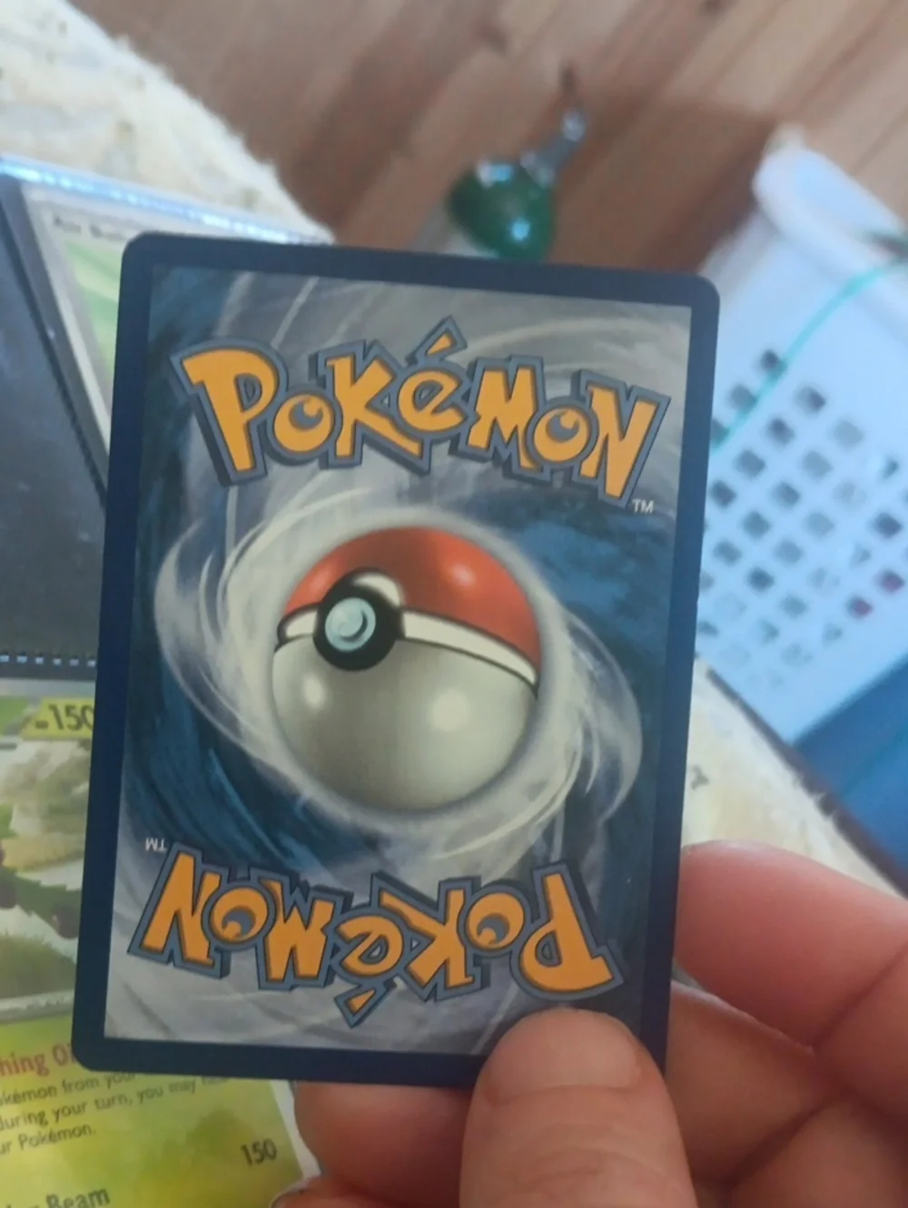 Pokemon Ariados Card - Green, Yellow, Red Accents